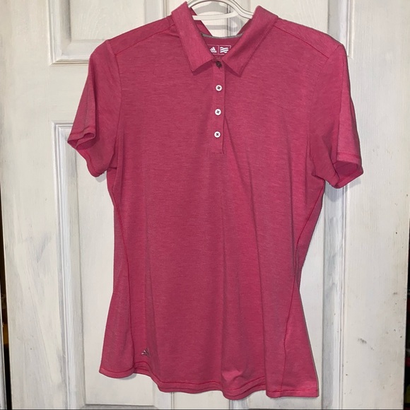 2/$15 Adidas Pink Golf Polo - Picture 1 of 5